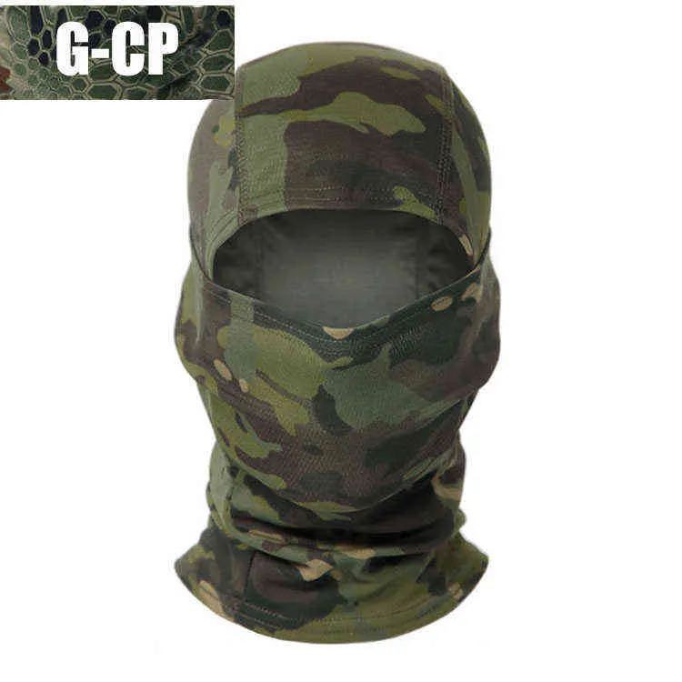 Multicam Tactical Balaclava Military Full Face Mask Shield Cover Cycling Army Airsoft Hunting Hat Camouflage Balaclava Scarf Y1229