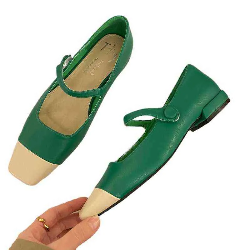 Klänning skor zapatos planos mary janes para mujer sandalias gruesas deportivas lolita calzado informella caminar poco profundos 220303