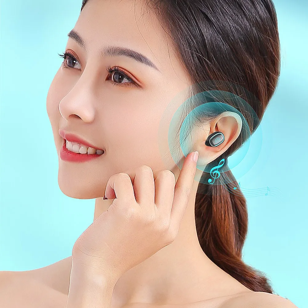 Wireless Earphones A10 TWS Bluetooth 50 Wireless HiFi InEar Earphones with Round Digital Charging Box Sports Headphones Earbuds3754197