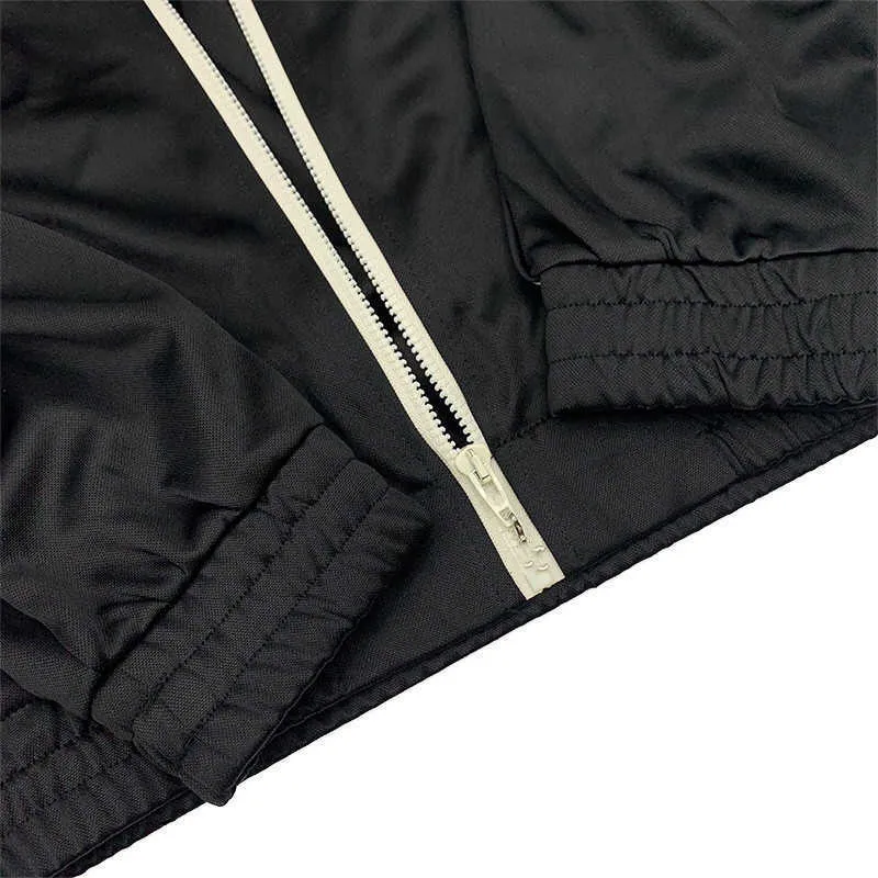 Men's Jackets High version 2021 autumn winter new cel Ribbon zipper men's and women's sports jacket