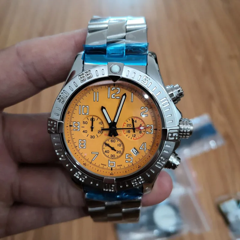 DESIGN 2022 nouvelles montres de luxe pour hommes 6 aiguilles mode Sport montre à Quartz arrêt Reloj Relogio horloge montres-bracelets 2719