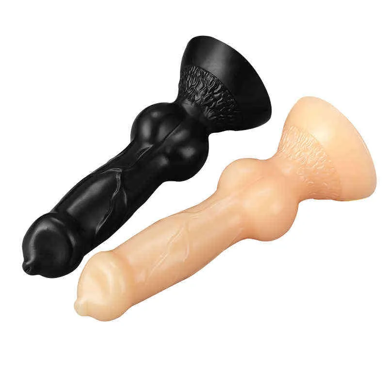 NXY Dildos Anal Toys Pvc Artificial Root Penis Plug Masturbation Device for Men and Women Soft False Fun Backyard Adult Products 0225