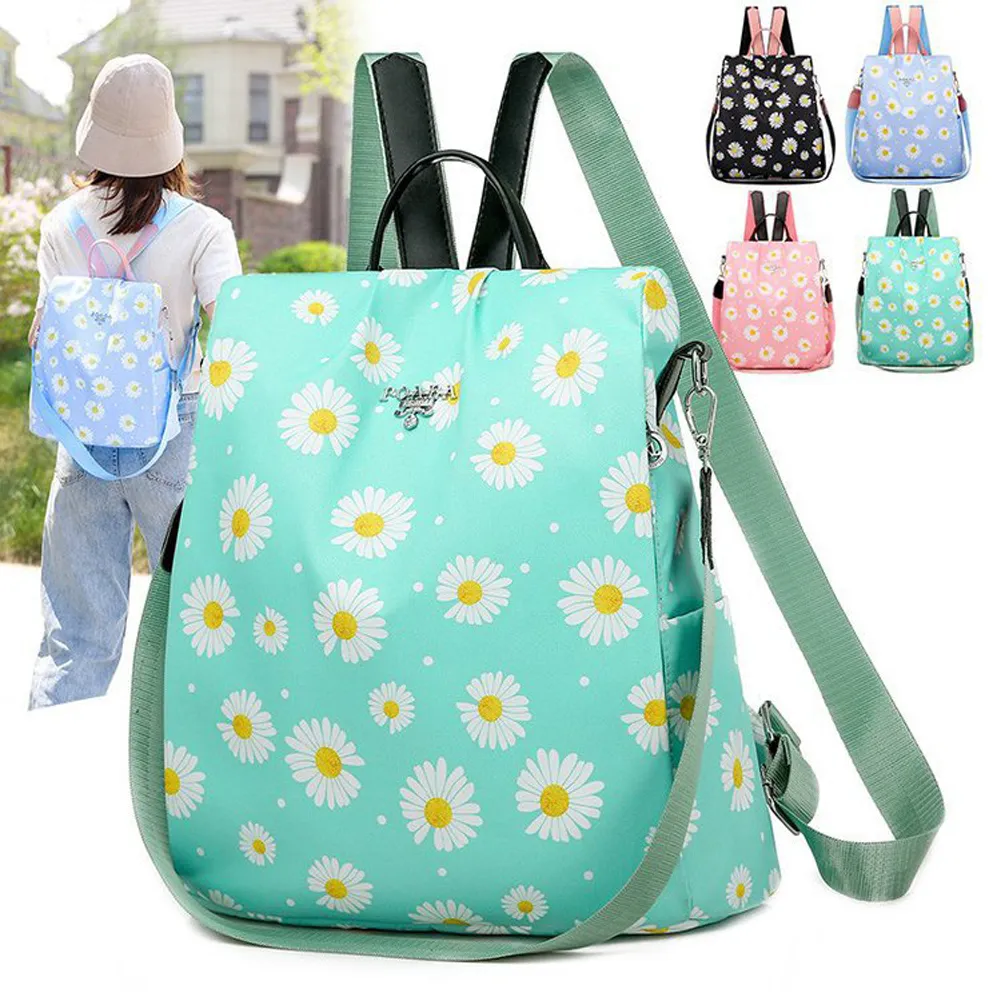 2020 Moda Women Daisy Backpack Removable Strap Antitheft Antitheft Backpack School Back A11139743492