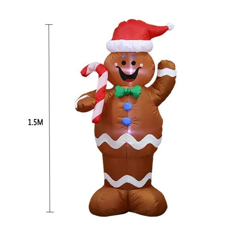 120cm / 150 cm / 160cm d'air gonflable de santa claus bonhomme de neige d'air de Noël extérieur décoration de Noël Figure enfants classique enfants jouets 201204