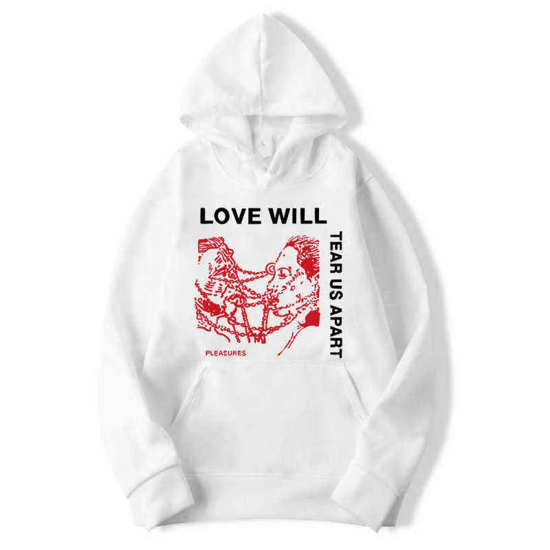 El rapero Lil Peep Love Will Rate Us Apart Hip Hop Hop Streetswear Soodies Men Autumn Winter Winter Fleece Sweatshirts G12293081698