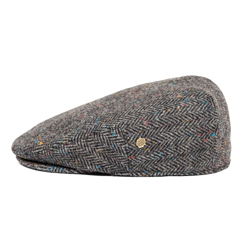 VOBOOM Ivy Cap Herringbone Flat Caps 50% Lã Tweed Scally Chapéu Bunnet Paddy Dai Cheese-cortador Chapéus de condução 200 201216189i