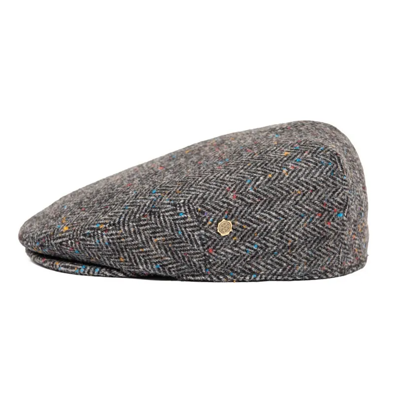 Voboom Ivy Cap Herringbone Flat Caps 50% Wool Tweed Scally Hat Bunnet Paddy Dai Cheese Cutter Driving Hats 200 201216274L