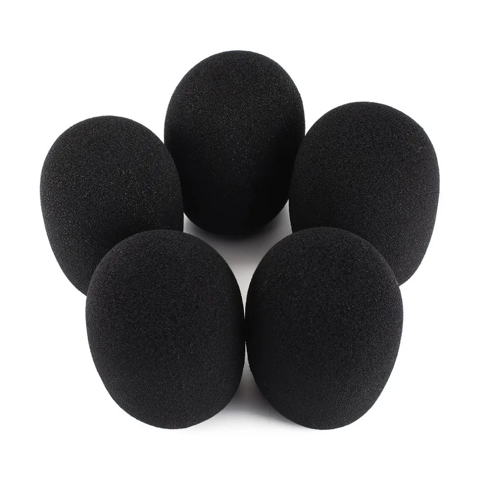 Black Replacement Handheld Microphone Mic Grill Windshield Wind Shield Sponge Foam Cover For Condenser Recording BM 8002498145