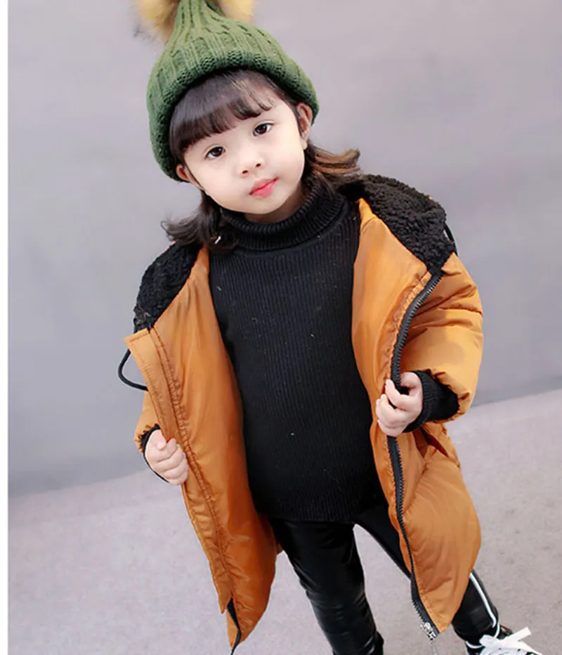 COOTELILI Winter Jackets For Girls Boys Winter Overalls For Girls Warm Coat Baby Boy Clothes Children Clothing 80-130cm (6)