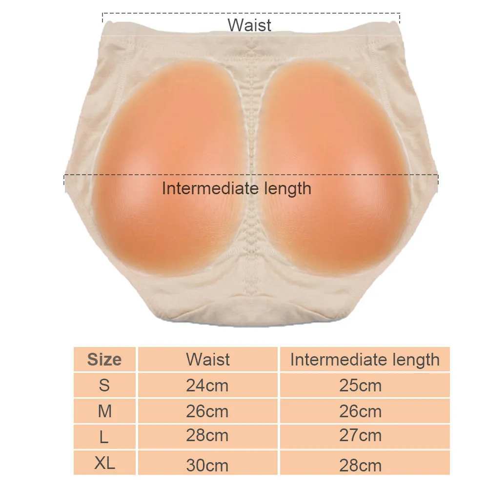 Silicone Silicone Padded Shapewear Panty With Padded Fake Buttocks And  Seamless Design For Women Hip Up Style From Dou01, $16.04