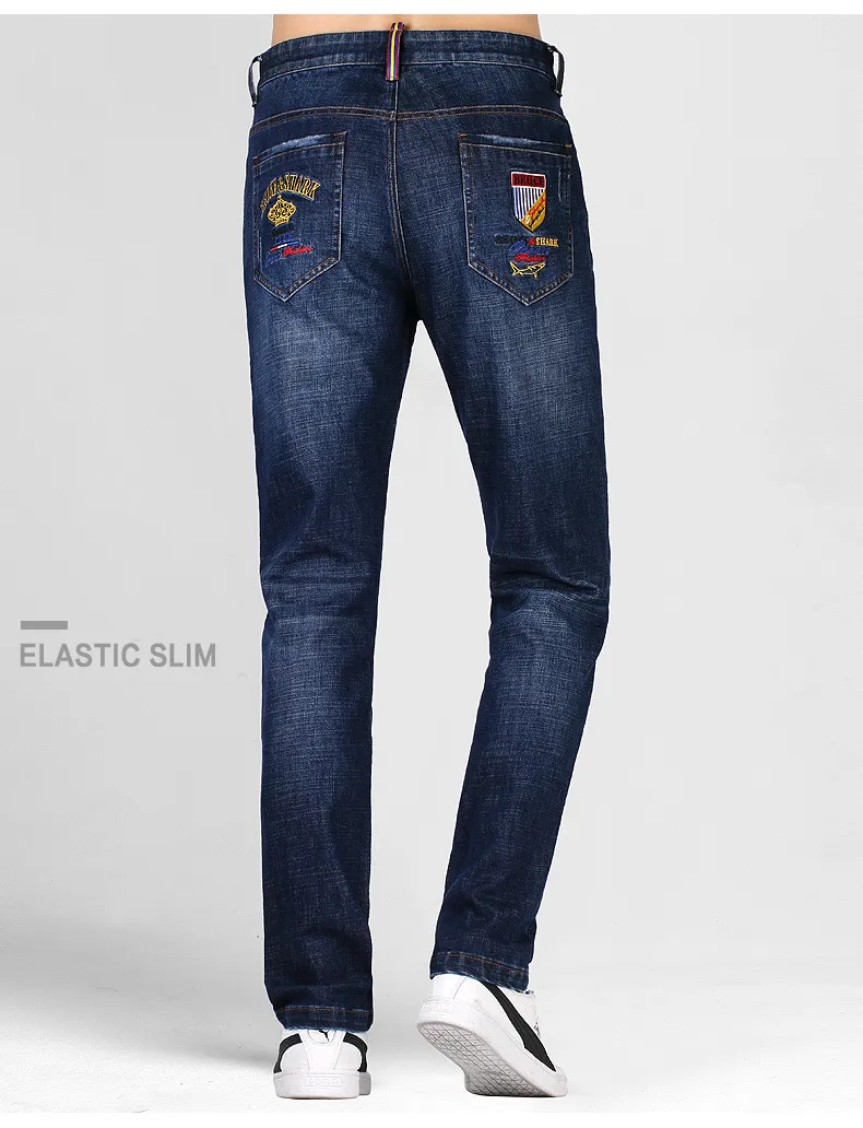 Jeans térmicos quentes de inverno jeans jeans jeans de qualidade calça calças homens calças retas jeans bruce sha 201111