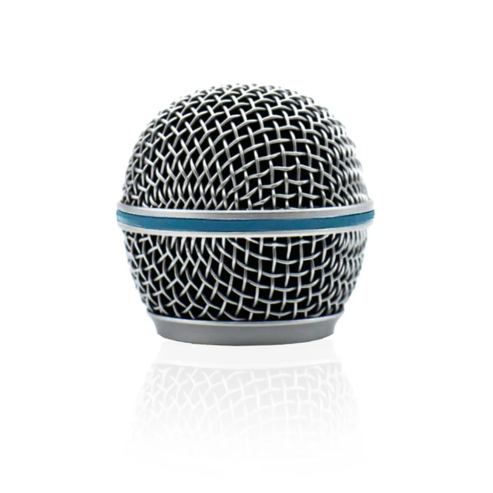 Copertura della testina in metallo microfono wireless compatibile con la serie Dynamic Mike Shure Beta58 Slx2