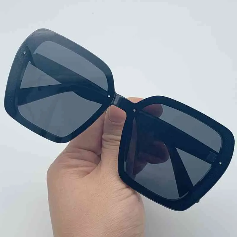 Óculos de sol 2022 Kwai Tiktok, Polaroid, óculos de sol, apertar as mãos, pista rápida, moda de rua, óculos de sol multi laterais.