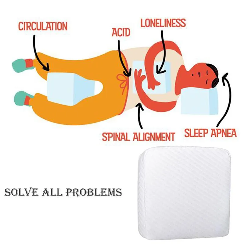 2020 Memory Foam Pillow Pillow Designed For Your Head Protect Vertebral Cube Soft Pad Cushion Cover Home Textiles Drop #0730264g