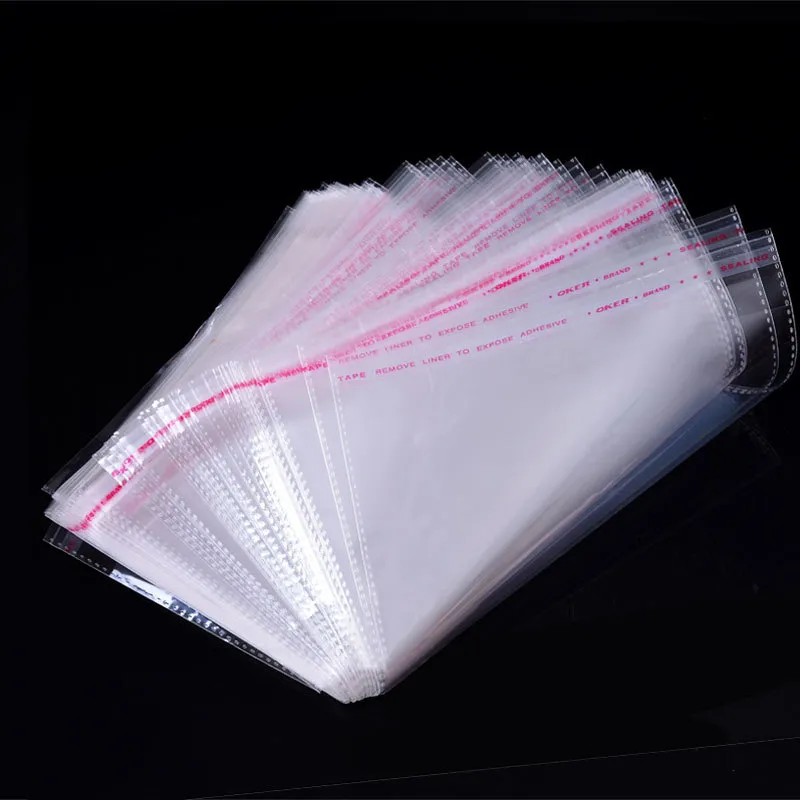 StoBag 100 pz 30 40 cm Trasparente Autoadesiva di Plastica OPP Richiudibile Poli Cellophane Borse Abbigliamento Trasparente Sacchetto di Imballaggio Regalo Y1202216w