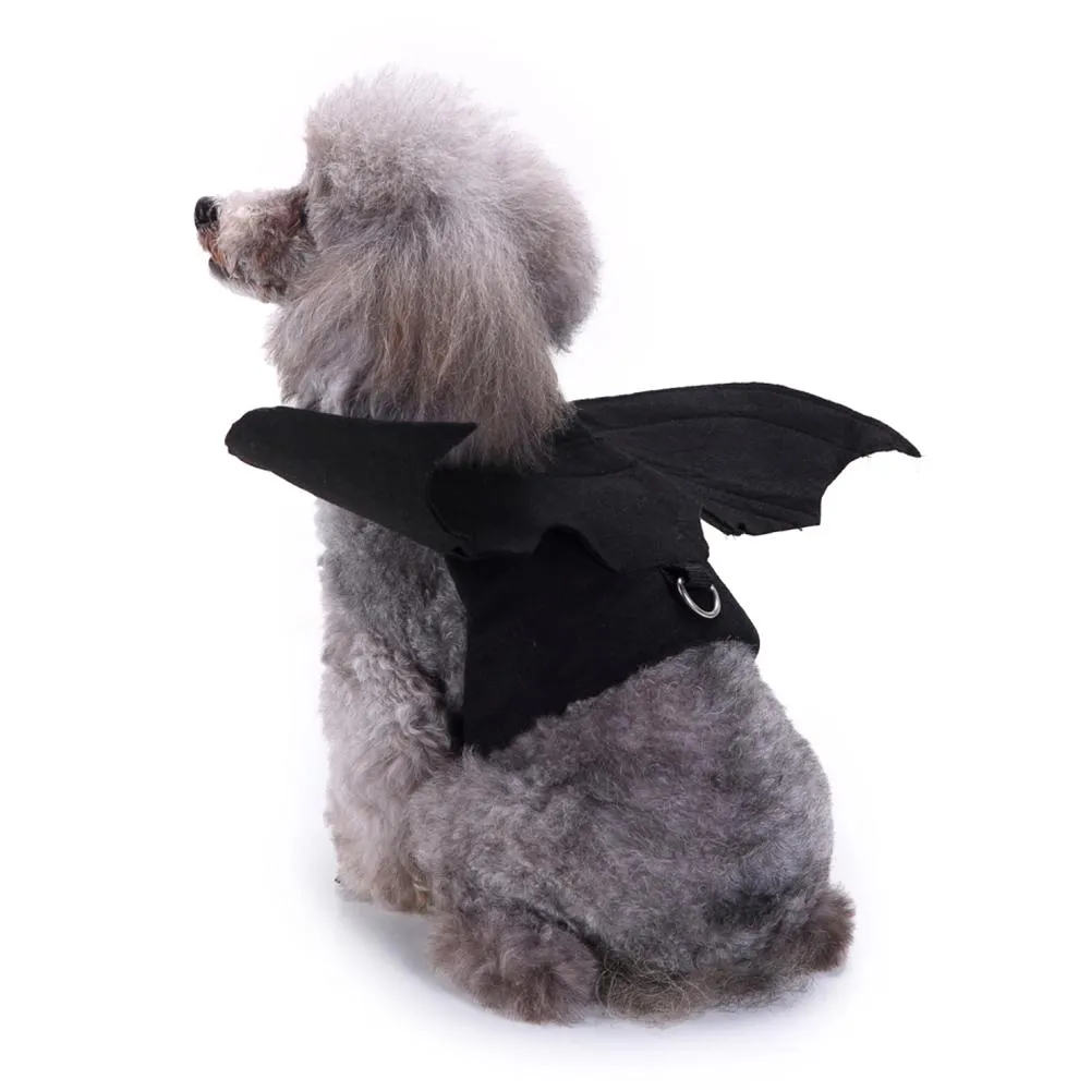 Halloween Lovely Pet Dog Apparel Puppy Bat Shape Soft Cosplay Vest Costume Clothes