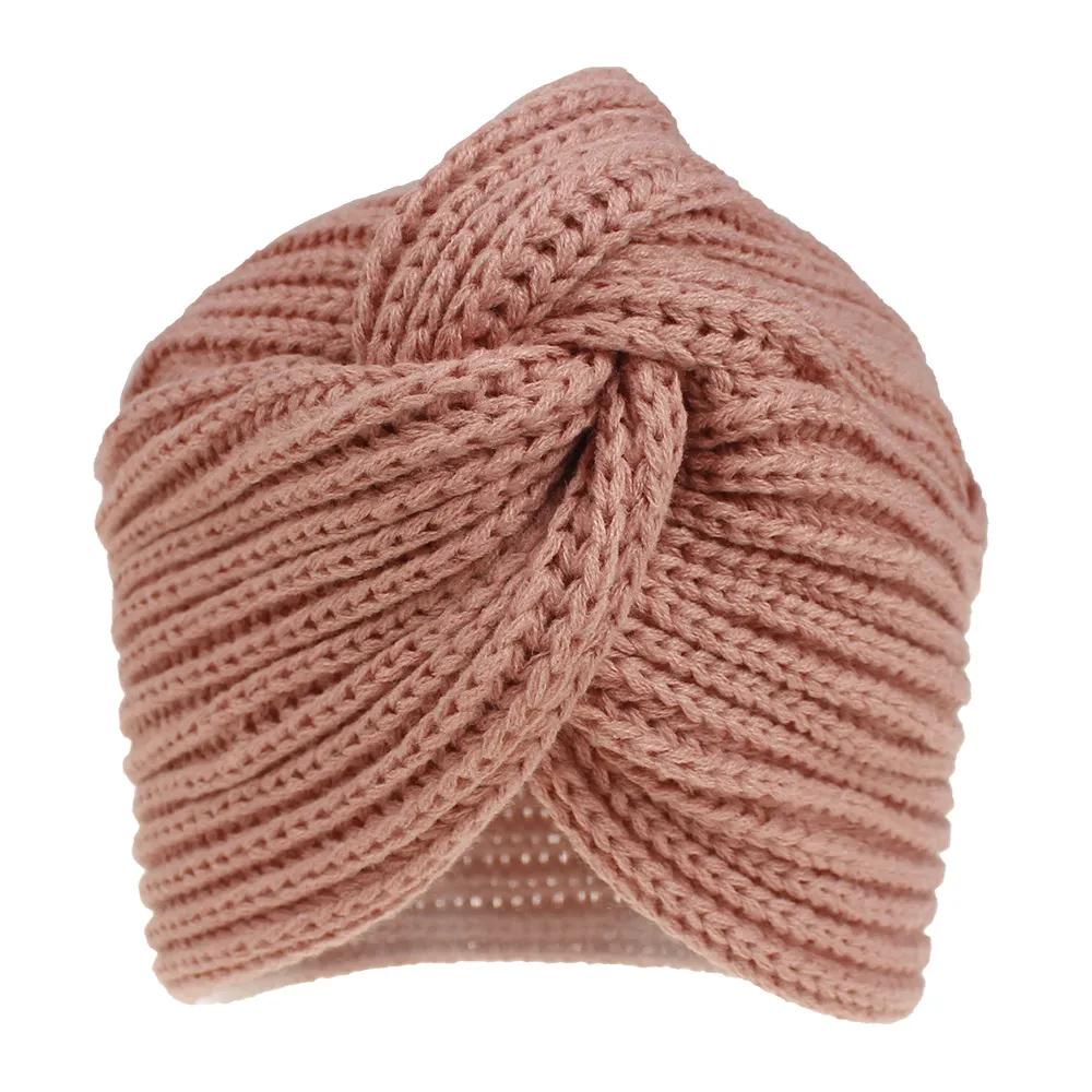 Cappello indiano di lana 2020 autunno e inverno da donna europeo e americano tinta unita berretto a maglia croce musulmana GD1056318L