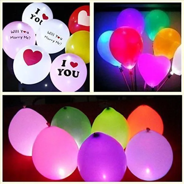 Hot 100 pz / lotto 100 X Round Led Flash Ball Lamp Balloon Light lungo tempo di attesa Lanterna di carta Balloon Light Party Wedding D T200526