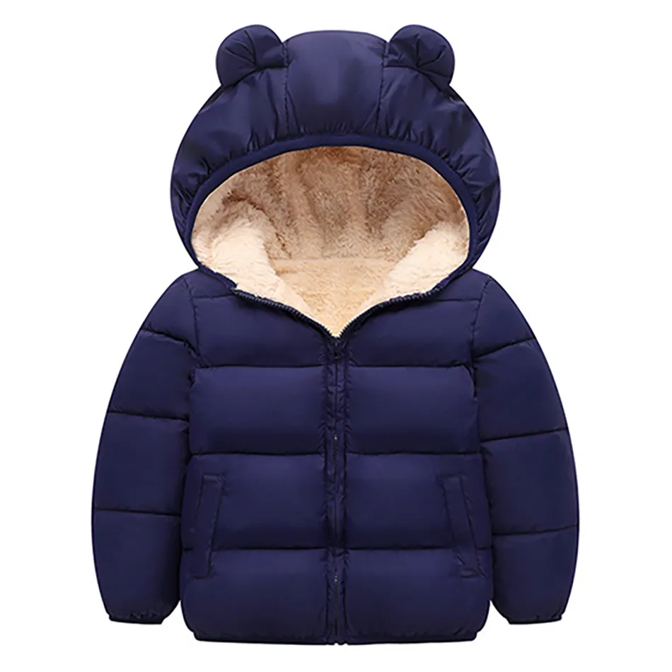 Baby Girls Jacket Autumn Winter Jacket For Girls Coat Kids varm huva ytterkläder kappa för pojkar jacka kappa barn kläder lj201202