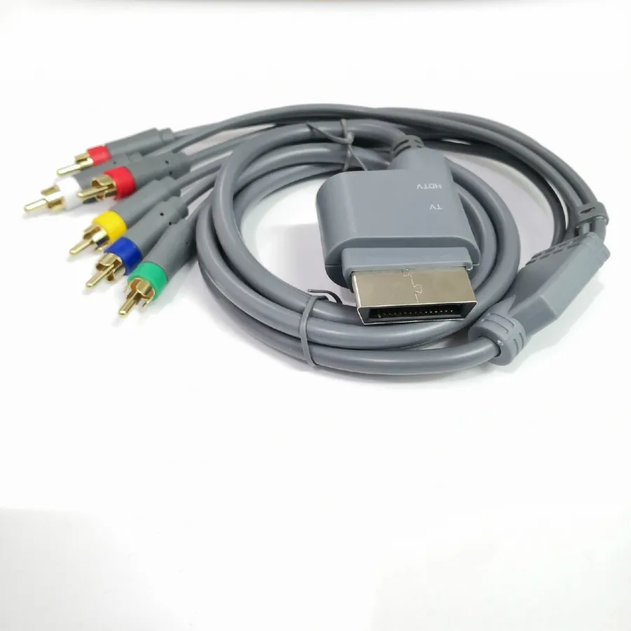 Câble de câble de câble de cordon composent de 1,8 m de téléviseur SD de 1,8 m pour la console Xbox 360