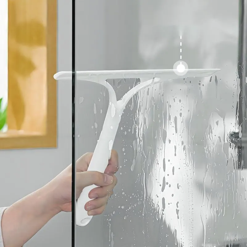 Les nettoyeurs de vitres magnétiques éliminent les traces d'eau tête d'essuie-glace en silicone ménage cuisine salle de bain vitre de nettoyage essuie-glace Simple et pratique