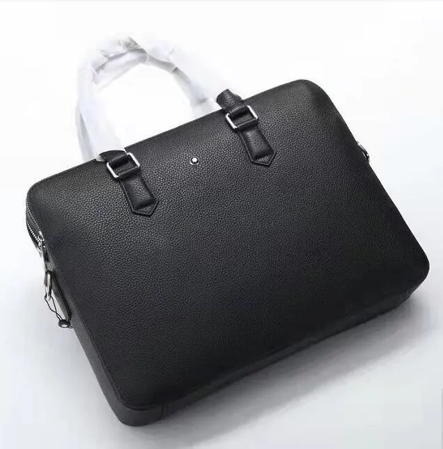 New Brand Briefcase Designer Men Bags Famous brand Mens Shoulder Bag Real Leather Handbag290e