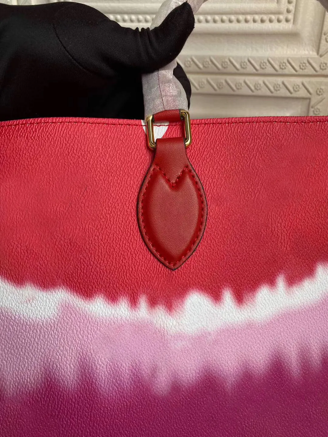 أزياء الأزياء Onthego حقيبة يد ملونة على نمط تموجة الماء على شكل أكياس الكتف عالية السعة