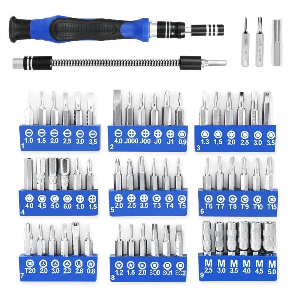 ORIA Precision Screwdriver Bit Set 60-in-1 Magnetic Screwdriver Kit For Phones Game Console Tablet PC Electronics Repair Tool Y200228q