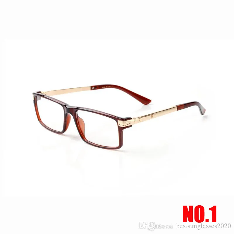 الموضة The Artist Rectangle Man Metal Leopard Sunglasses Frames Pansical Frames Fashion Buffalo Horn Frame Glasses Eyeglasses Usisex High207f