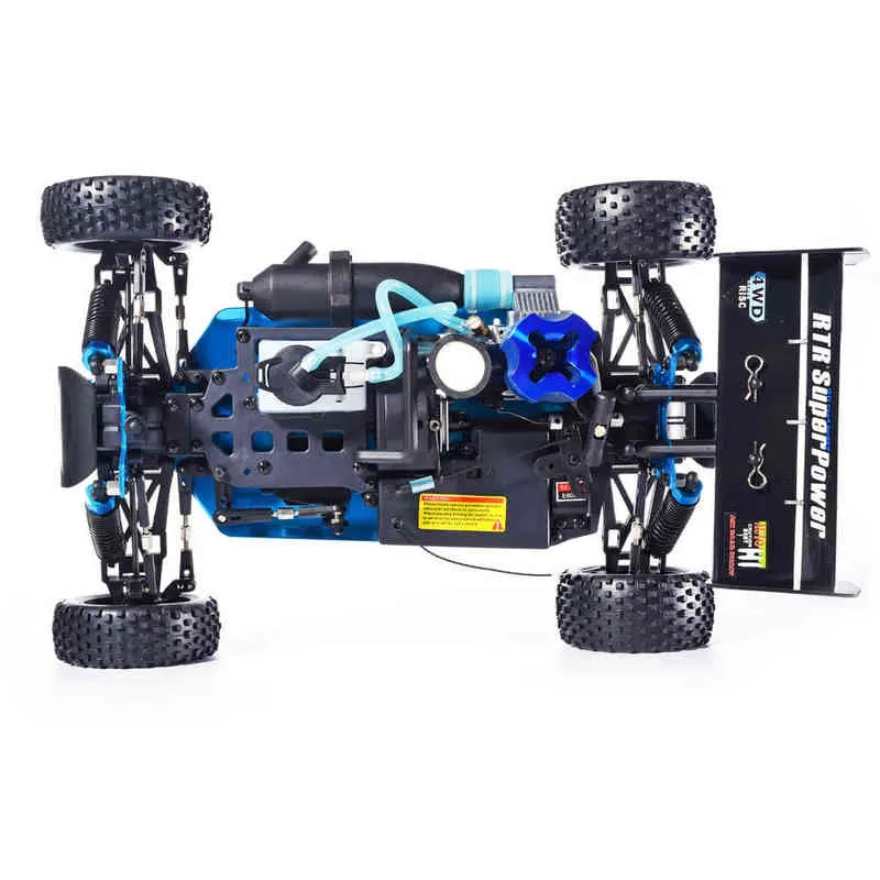 HSP RC Car 1:10 Scale 4wd Two Speed Off Road Buggy Nitro Gas Power Remote Control 94106 Warhead High Hobby Toys 220119