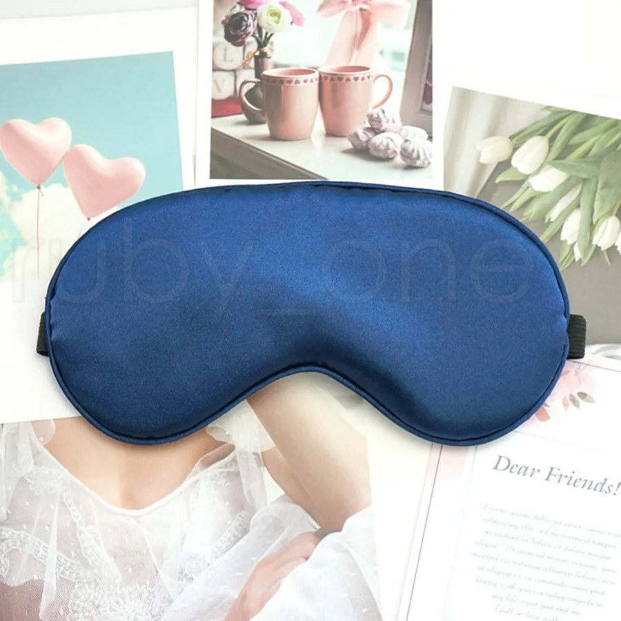 Silk Rest Sleep Eye Mask Padded Shade Cover Travel Relax Blindfolds Eye Cover Sleeping Mask Eye Care Beauty Tools 