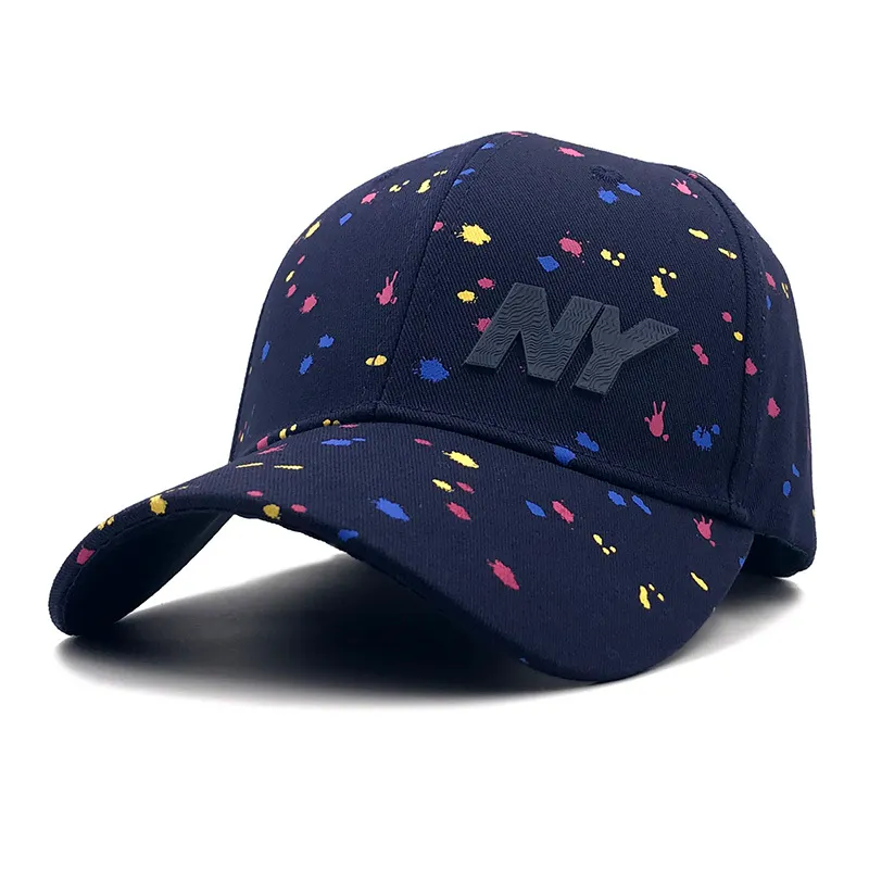 Nya avslappnade baseballmössor mode snapback hattar män kvinnor ny broderi hockey hatt för gorras tryck graffiti unisex cap244l