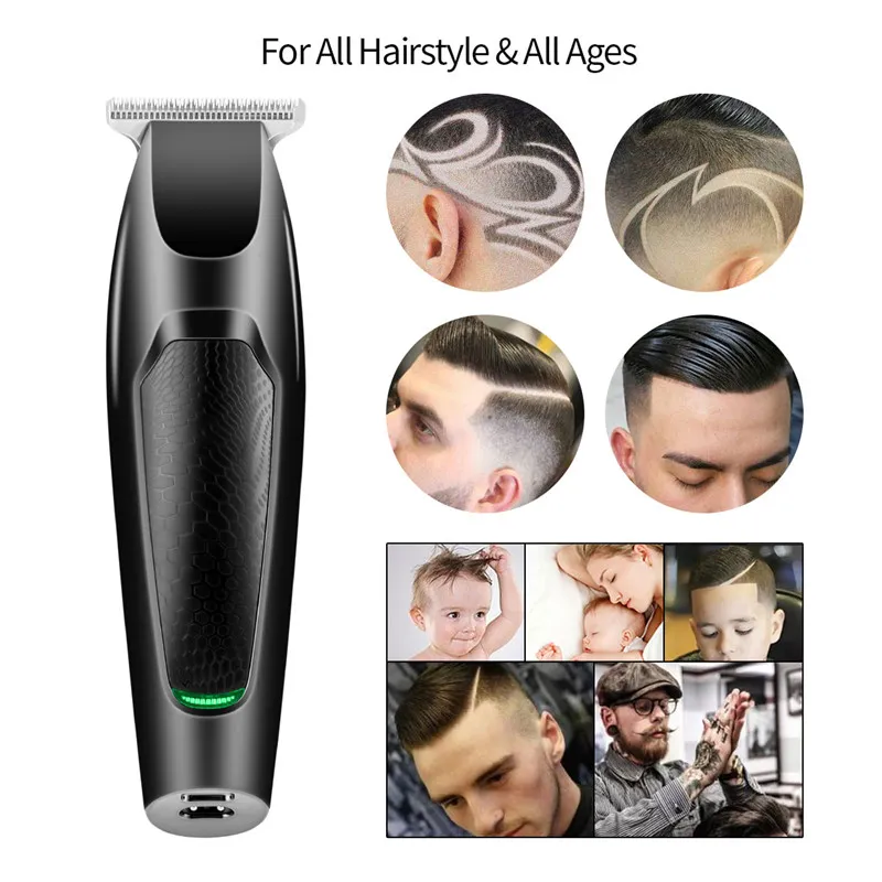 Tondeuses à cheveux électriques rechargeables USB tondeuse professionnelle tondeuse à barbe Machine de coupe de cheveux coupe de cheveux hommes outil de toilettage