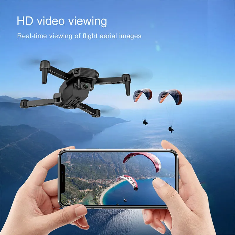 RC Drone Mode Headless 4K كاميرا مزدوجة قابلة للطي طائرة عن بُعد 1080p مروحية Quadcopter Dual Toys S70 Pro 2202241108467