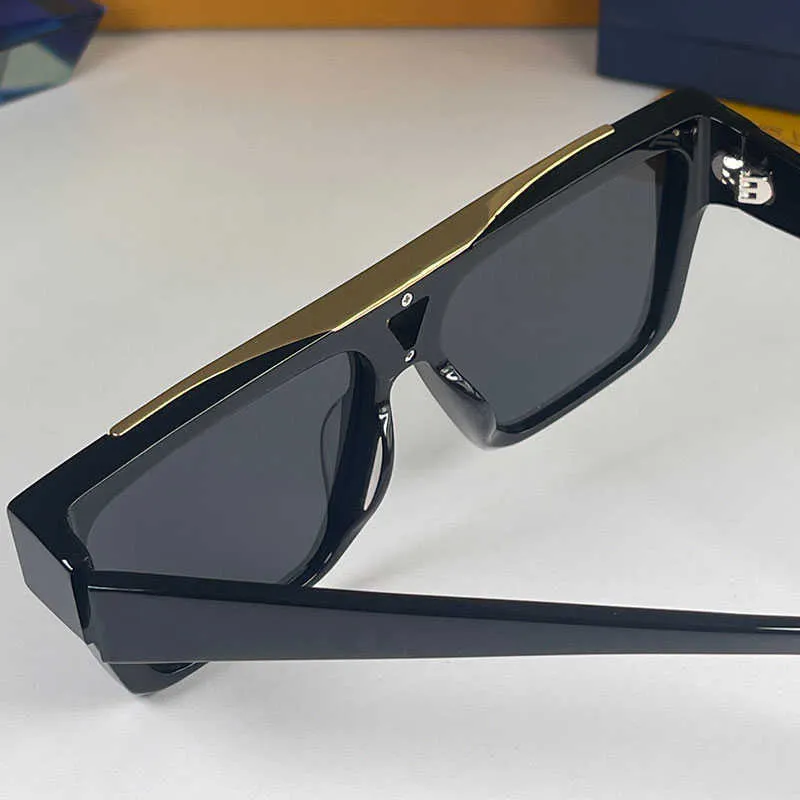 أدلة مصممة النظارات الشمسية Z1503W رجال أسود أو أبيض إطار مشطوف Z1502E مع رسائل محفورة على العدسة Patte276x