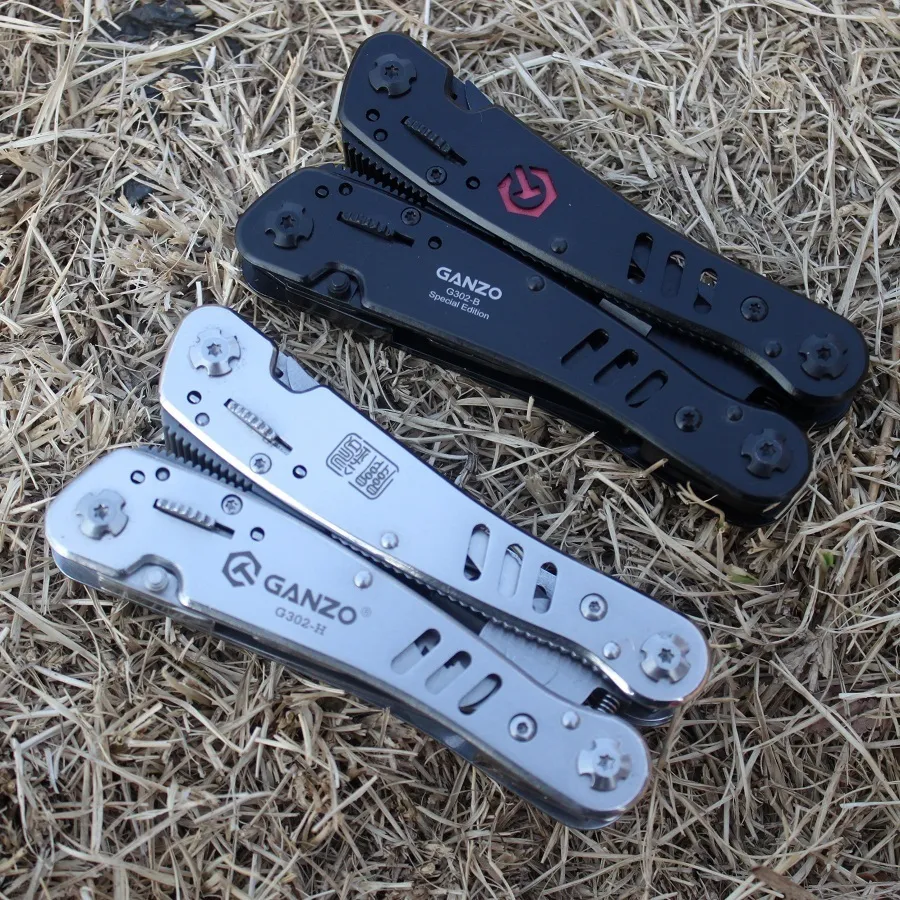 Ganzo Outil Couteau Multitools Pince G302B G302H Ganzo Couteau De Survie Pince Pliante EDC Gear Outils Multifonctionnels Pince Camping Y200321