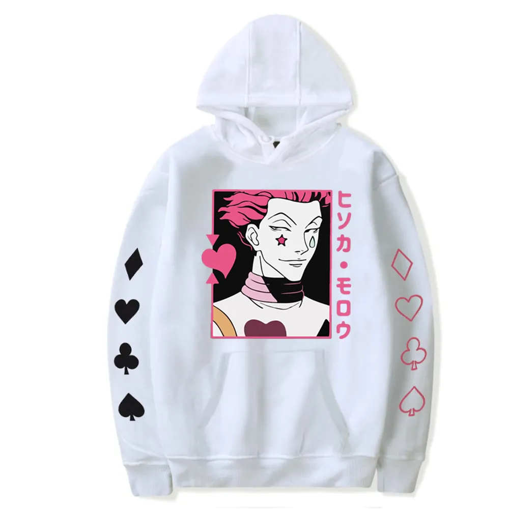 Anime Hunter X Hunter Hisoka Hoodies Fashion Men Women Sweatshirts Casual Hooded Harajuku New Sports Hoodie X1227