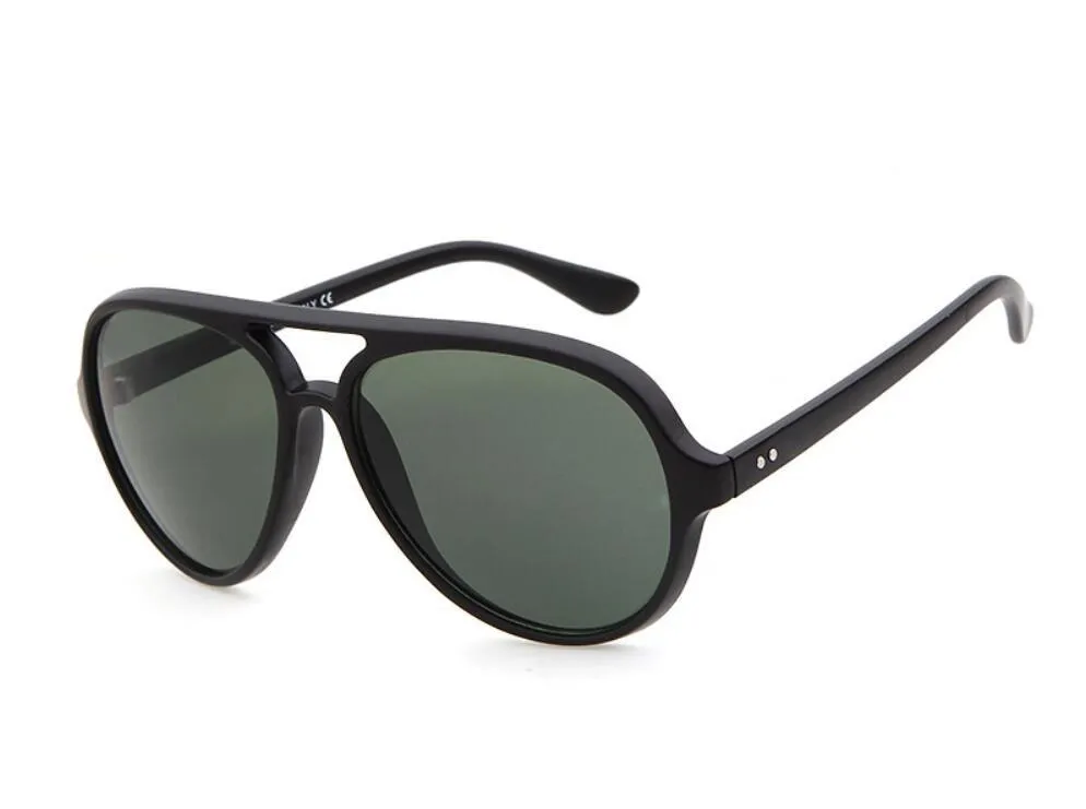 Mode zonnebrillen mannen vrouwen merkontwerper plank frame 5000 spiegel UV400 lenzen retro's katten brillen zonnebril