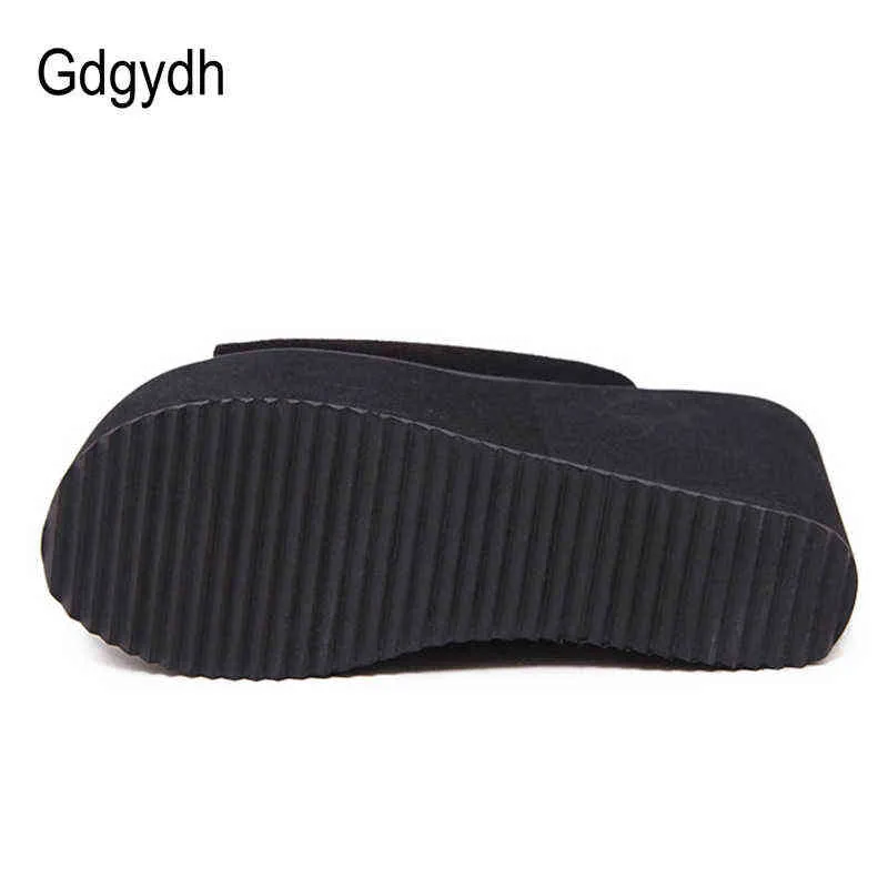 Sandals Gdgydh Summer Briefs On Women Wedges Sandals Platform High Heels Fashion Open Toe Ladies Casual Shoes Comfortable Promotion Sale 220121