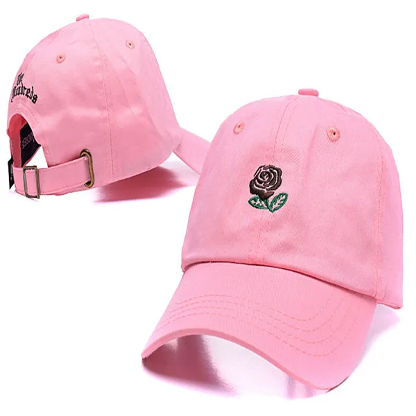 2021 popular raro o boné pop marca cem rosa cinta de volta bola pai boné homens mulheres ajustável 6 painel golfe snapback baseball hats269w