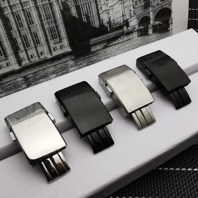 Bre-Itling WatchBand 20 20mm Polishing Matt Click Clasp Watch Band strap284e用の最高品質のステイナスティールバックル