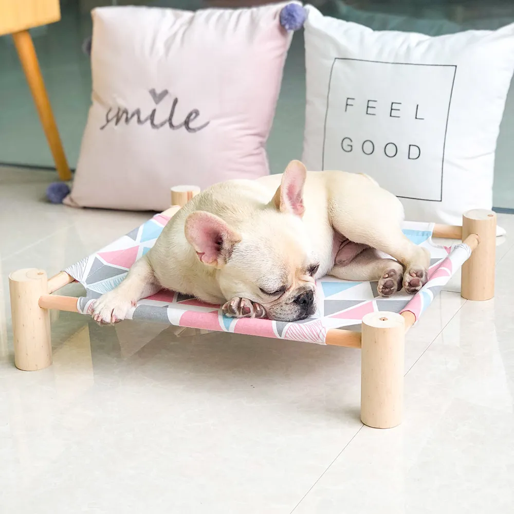 Summer Pet Hammock Dog Bed for Small Dogs Puppy French Bulldog Mat House Cushion Lounger Cats Breattable Washable LJ200918