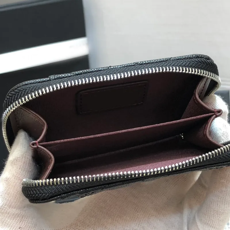 Kortväskan Classic Black Gold Buckle and Silver Buckle är mycket vackra 1650 Multilayer Card Holder Fine Ball Grain Cowhide3009094