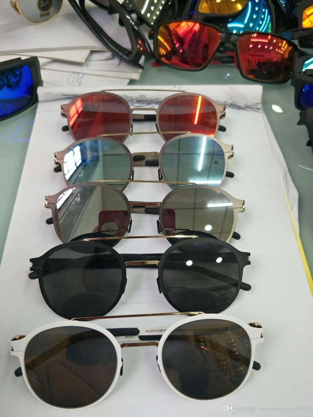 Nieuwe topkwaliteit Crosby Mens zonnebril mannen zonnebril Dames Zonnebril Modestijl Beschermt ogen Gafas de Sol Lunettes de Soleil 263Z