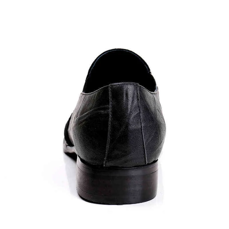 Elbise Ayakkabıları Christia Bella El Yapımı Çiçek Nakış Siyah Erkekler Süet Deri Sivri Burun İş Parti 220223