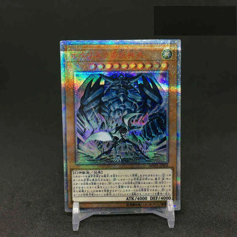 Yu gi oh 20Ser cartão de deus o dragão alado de RA DIY brinquedos hobbies hobby collectibles coleção coleção anime cartões g220311