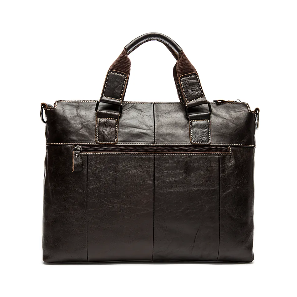 حقيبة Westal للرجال حقيبة جلدية حقيقية من الرجال المحمول أكياس المكاتب الجلدية للرجال لرجال حقائب حقيبة العمل لـ Docum274i