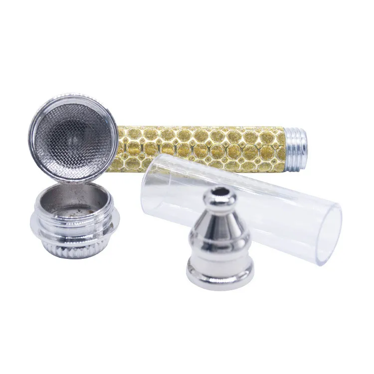 Small Zinc alloy pipes Explosive compact portable multi-function metal pipe