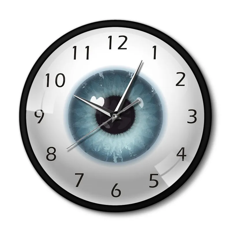眼球瞳孔コアサイトビュー眼科静寂の壁掛け時計すべて見る人体解剖学的新規腕時計ギフト220303