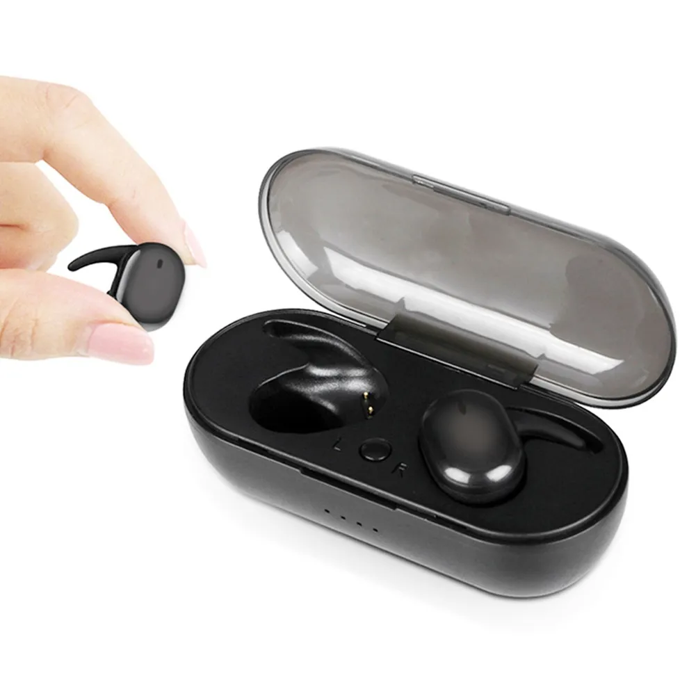 Y30 TWS Bluetooth 5.0 Earphones Wireless In-ear Noise Reduction Stereo Earbuds for Phone Game Call Sports Headphones with Charging Box